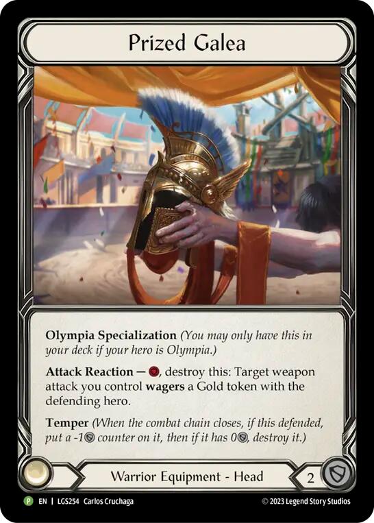 Prized Galea [LGS254] (Promo)  Cold Foil | Webway Games