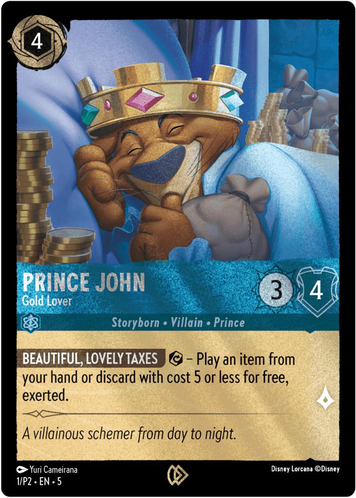 Prince John - Gold Lover (1) [Promo Cards] | Webway Games