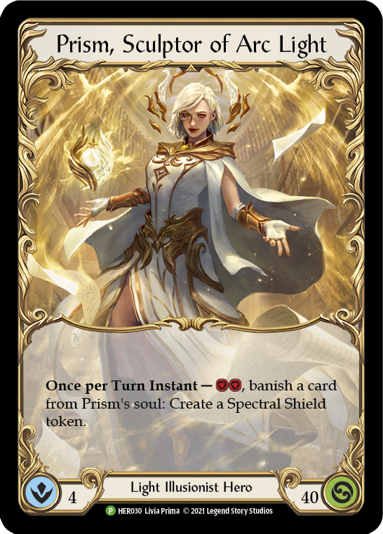 Prism, Sculptor of Arc Light [HER030] (Promo)  Cold Foil | Webway Games