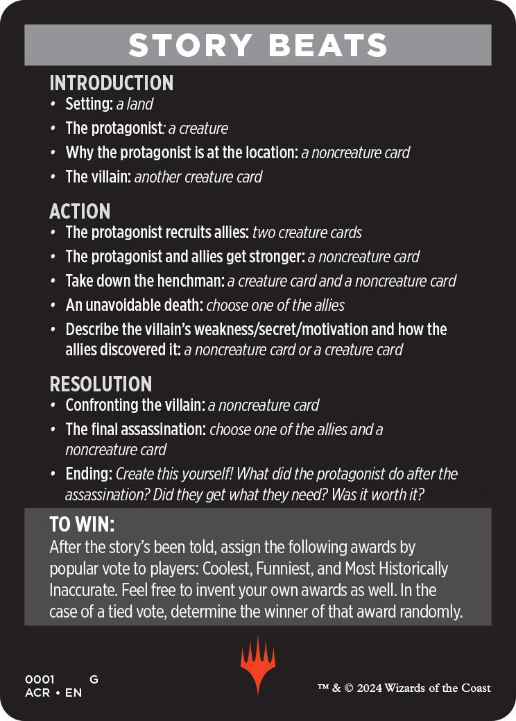 Into The Story: Assassin Edition (Magic Minigame) [Assassin's Creed Minigame] | Webway Games