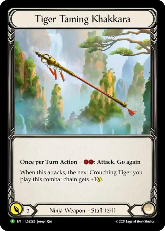 Tiger Taming Khakkara [LGS292] (Promo)  Rainbow Foil | Webway Games