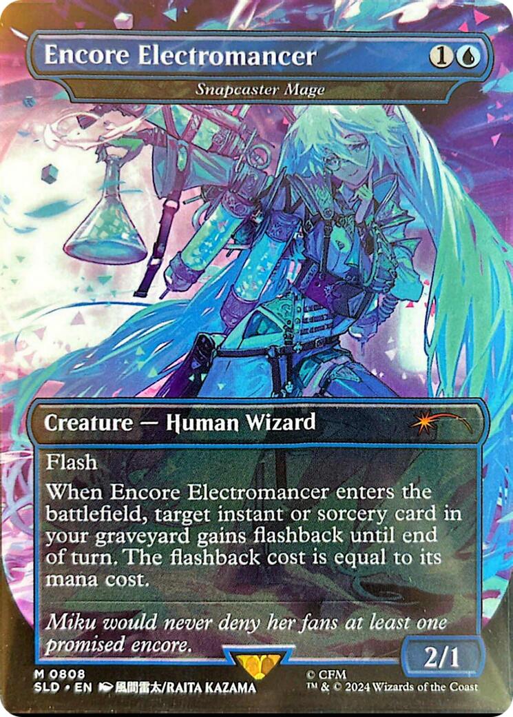 Encore Electromancer - Snapcaster Mage (Rainbow Foil) [Secret Lair Drop Series] | Webway Games