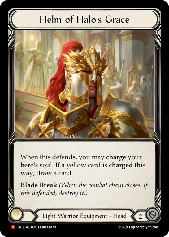 Helm of Halo's Grace [ASB003] (Armory Deck: Boltyn)  Rainbow Foil | Webway Games
