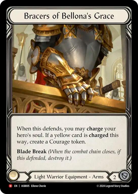 Bracers of Bellona's Grace [ASB005] (Armory Deck: Boltyn)  Rainbow Foil | Webway Games