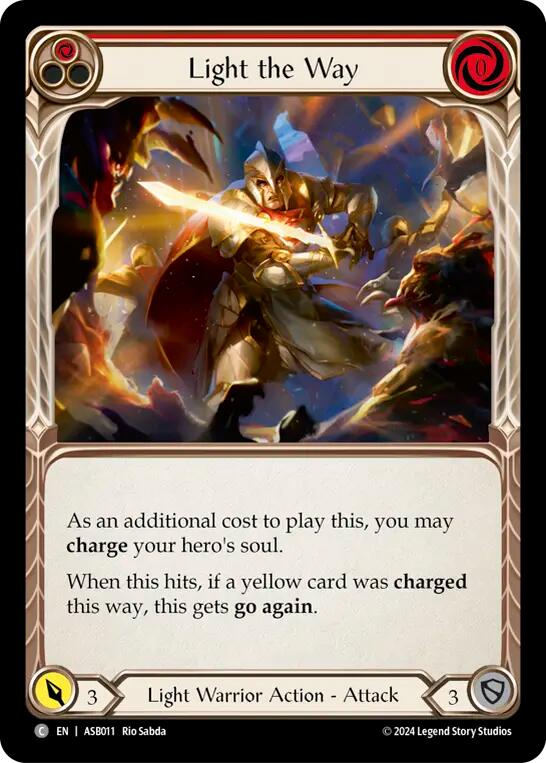 Light the Way (Red) [ASB011] (Armory Deck: Boltyn) | Webway Games