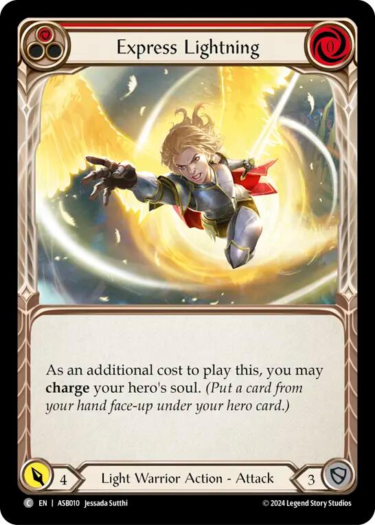 Express Lightning (Red) [ASB010] (Armory Deck: Boltyn) | Webway Games