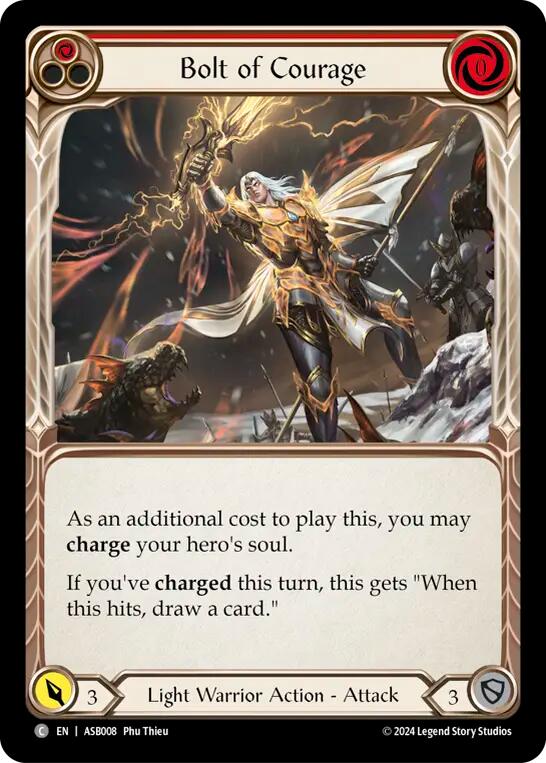 Bolt of Courage (Red) [ASB008] (Armory Deck: Boltyn) | Webway Games