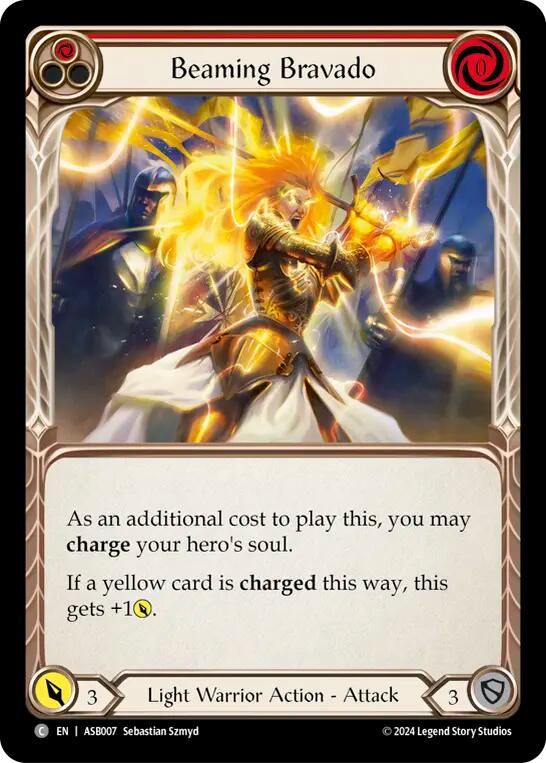 Beaming Bravado (Red) [ASB007] (Armory Deck: Boltyn) | Webway Games
