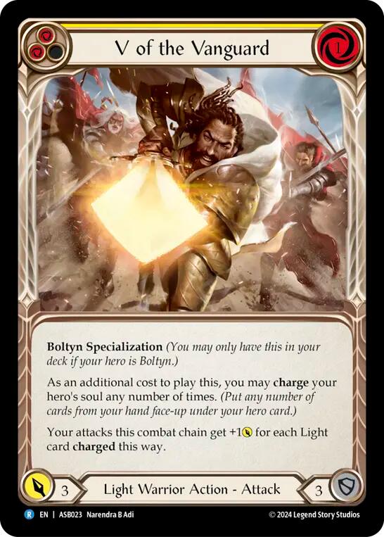 V of the Vanguard [ASB023] (Armory Deck: Boltyn) | Webway Games