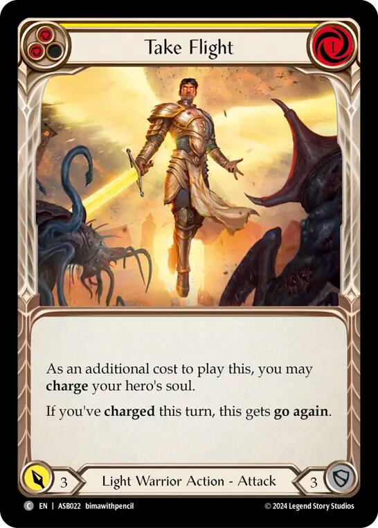 Take Flight (Yellow) [ASB022] (Armory Deck: Boltyn) | Webway Games