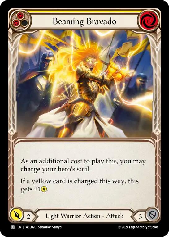 Beaming Bravado (Yellow) [ASB020] (Armory Deck: Boltyn) | Webway Games