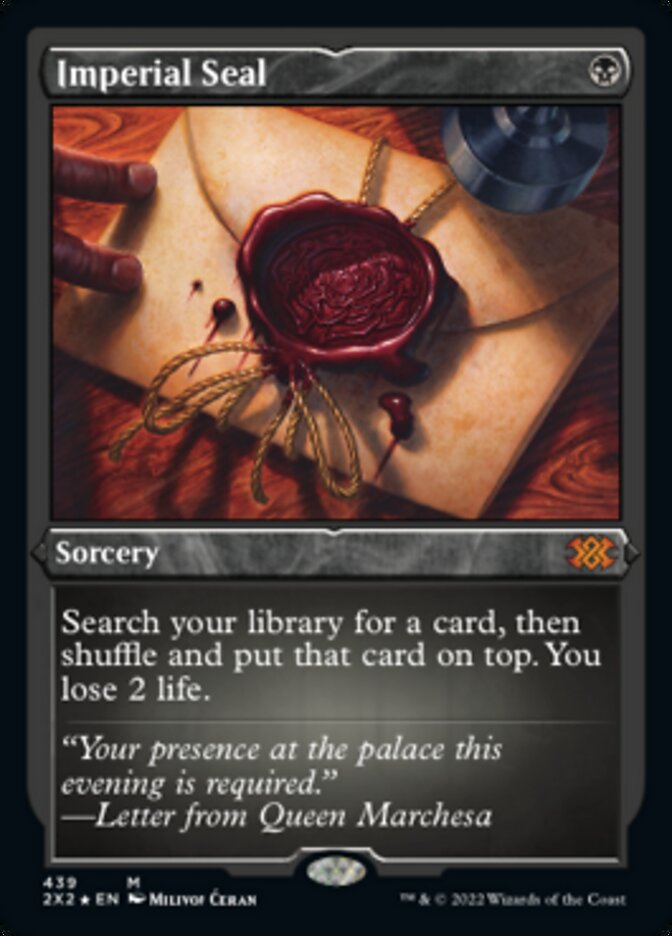 Imperial Seal (Foil Etched) [Double Masters 2022] | Webway Games