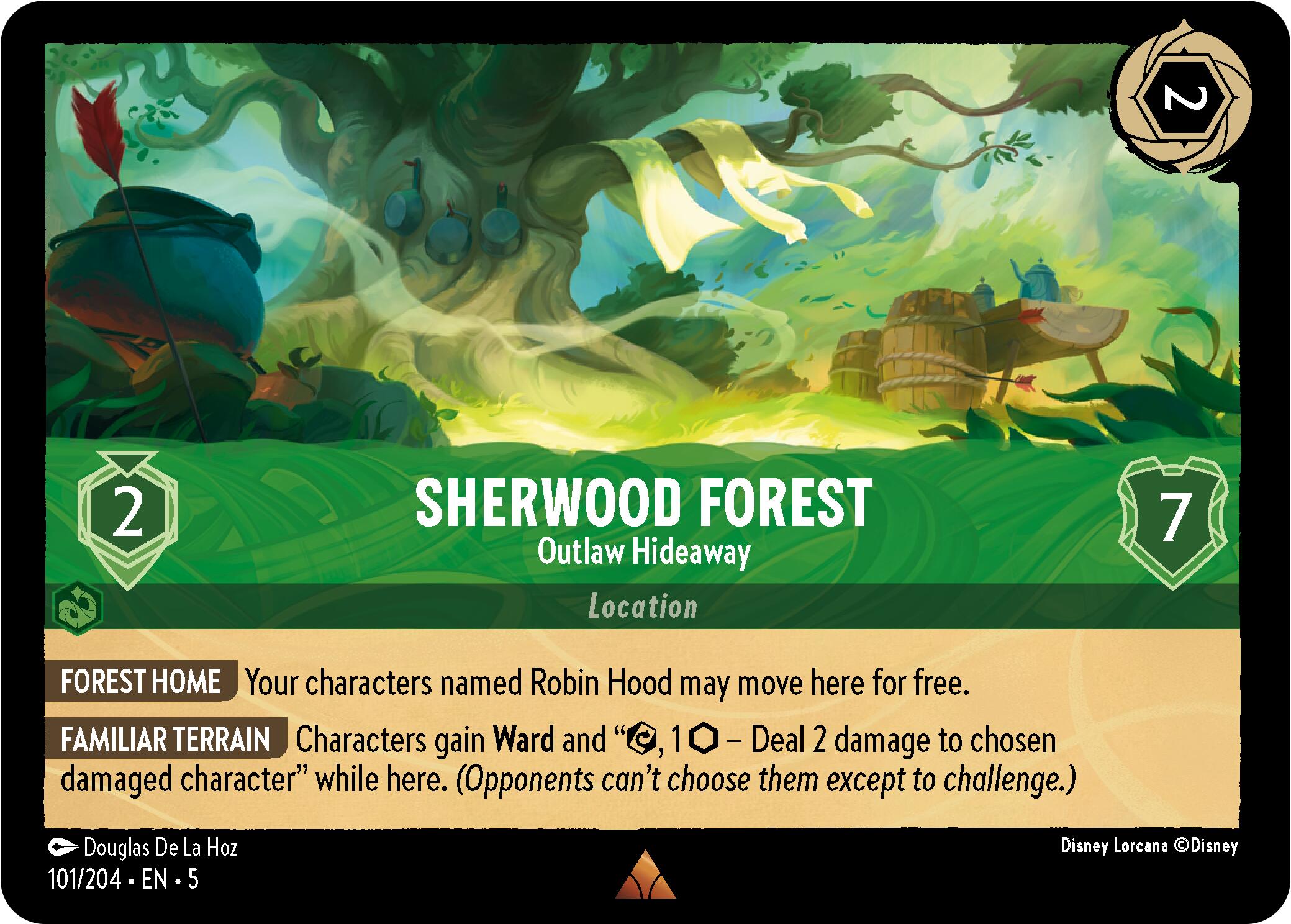Sherwood Forest - Outlaw Hideaway (101/204) [Shimmering Skies] | Webway Games