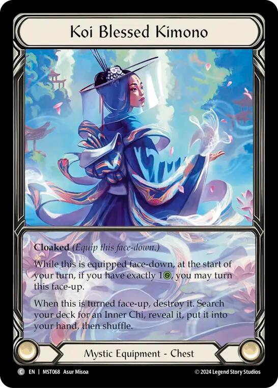 Koi Blessed Kimono (Extended Art) [MST068] (Part the Mistveil)  Cold Foil | Webway Games