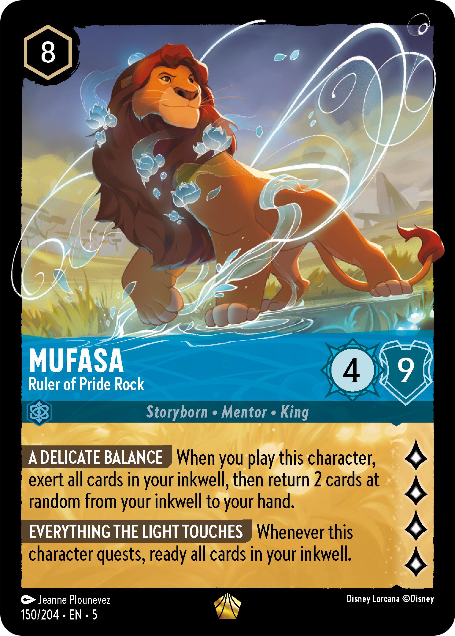 Mufasa - Ruler of Pride Rock (150/204) [Shimmering Skies] | Webway Games