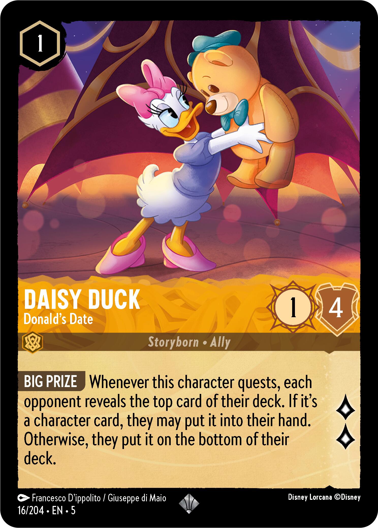 Daisy Duck - Donald's Date (16/204) [Shimmering Skies] | Webway Games