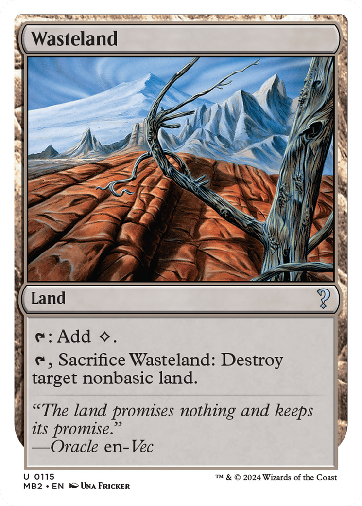 Wasteland [Mystery Booster 2] | Webway Games