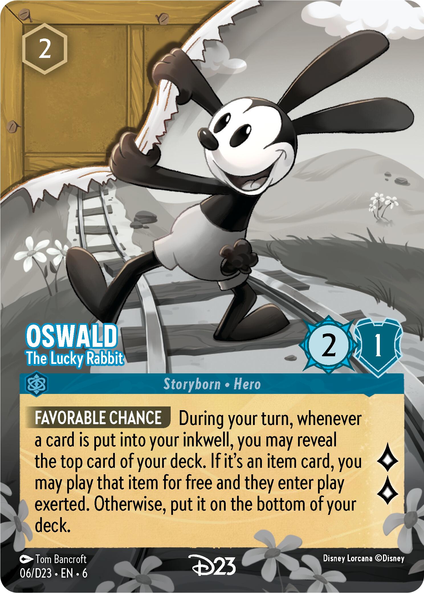 Oswald - The Lucky Rabbit (6) [D23 Promos] | Webway Games