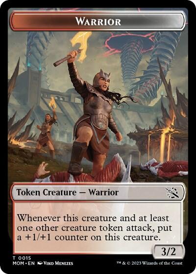 Warrior // Phyrexian Hydra (0012) Double-Sided Token [March of the Machine Tokens] | Webway Games