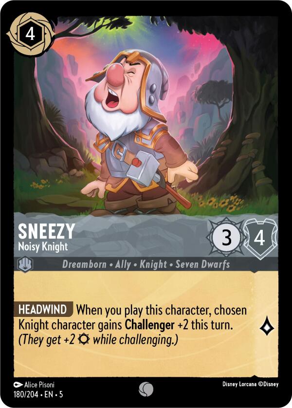 Sneezy - Noisy Knight (180/204) [Shimmering Skies] | Webway Games