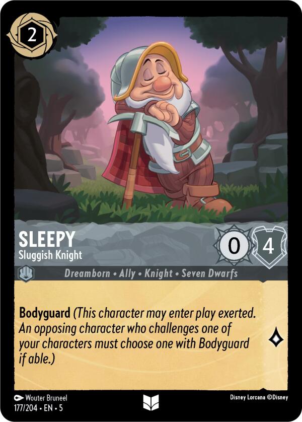 Sleepy - Sluggish Knight (177/204) [Shimmering Skies] | Webway Games