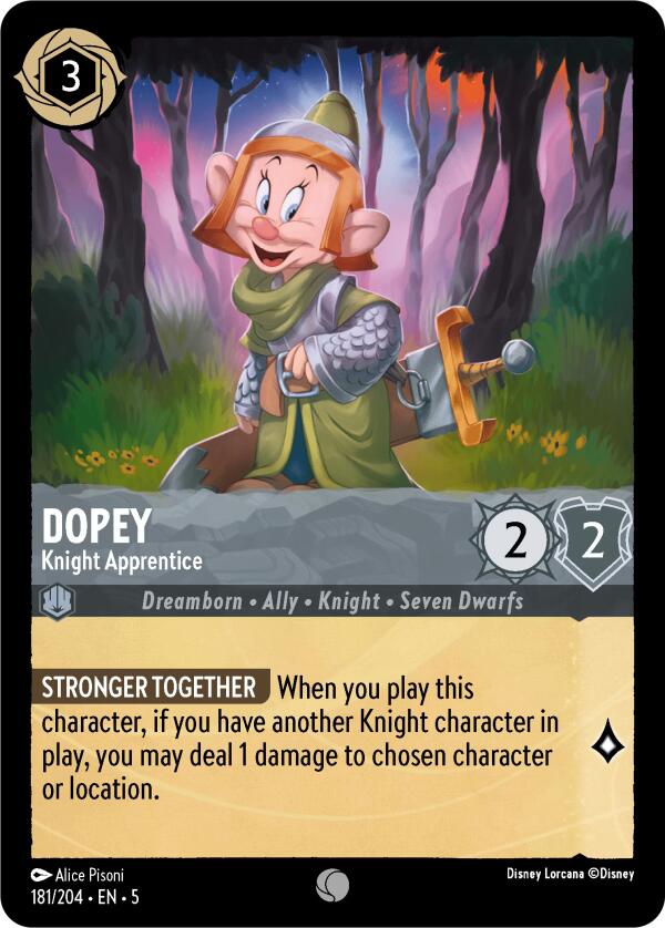 Dopey - Knight Apprentice (181/204) [Shimmering Skies] | Webway Games