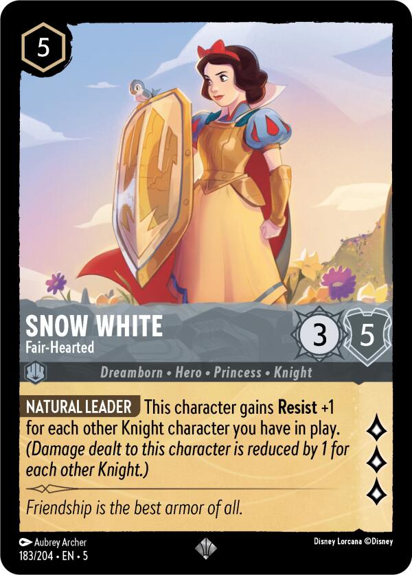 Snow White - Fair-Hearted (183/204) [Shimmering Skies] | Webway Games