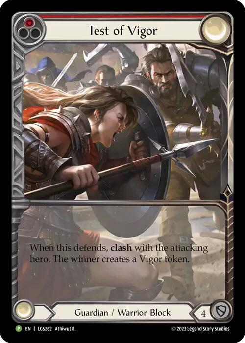 Test of Vigor [LGS262] (Promo)  Rainbow Foil | Webway Games