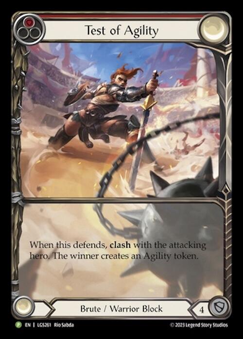 Test of Agility [LGS261] (Promo)  Rainbow Foil | Webway Games