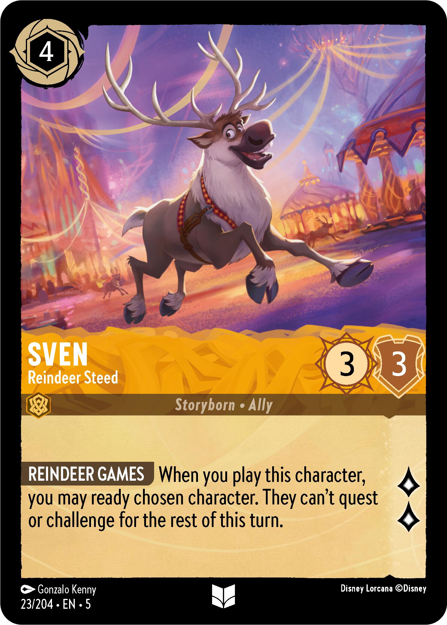Sven - Reindeer Steed (23/204) [Shimmering Skies] | Webway Games