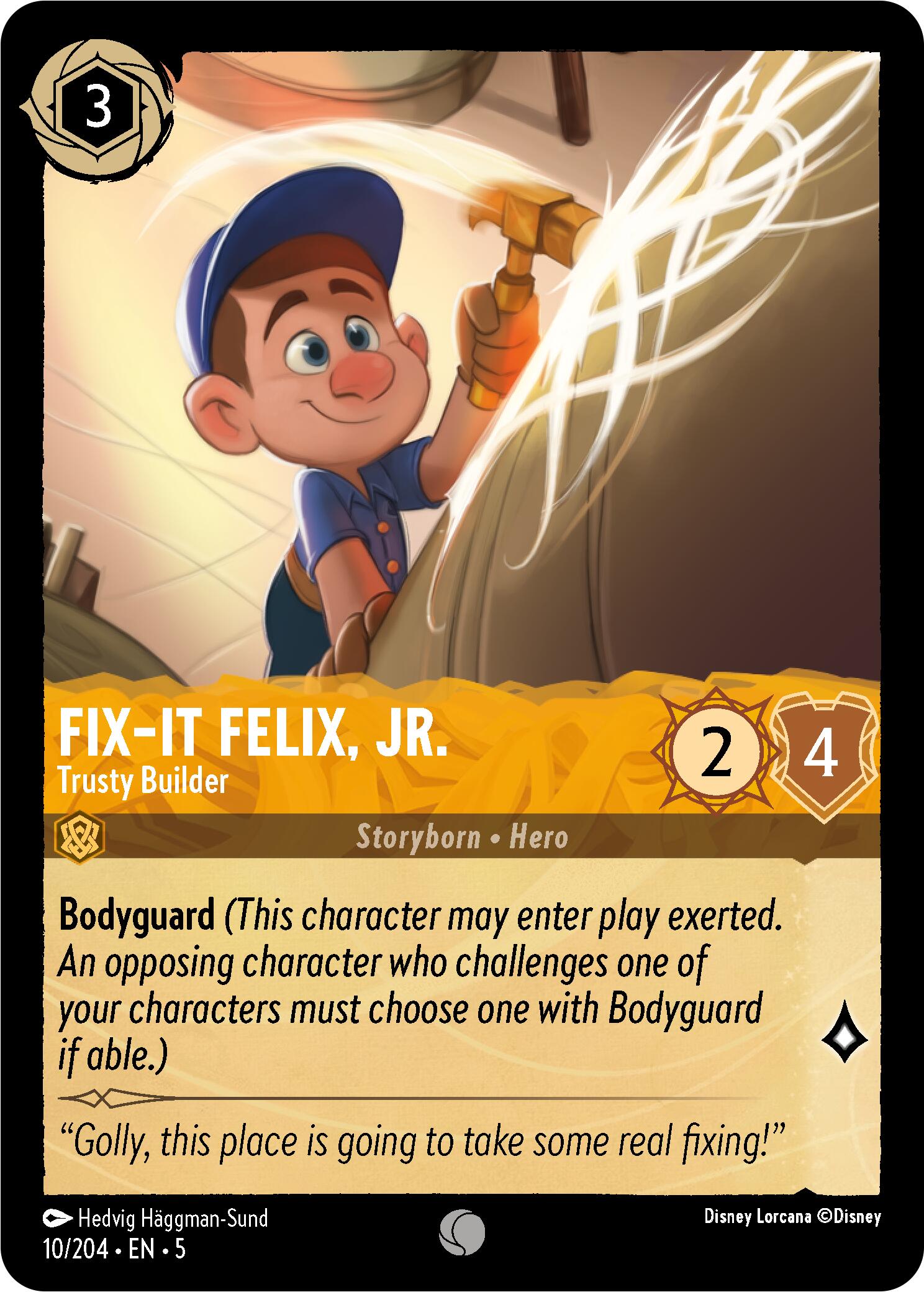 Fix-It Felix, Jr. - Trusty Builder (10/204) [Shimmering Skies] | Webway Games