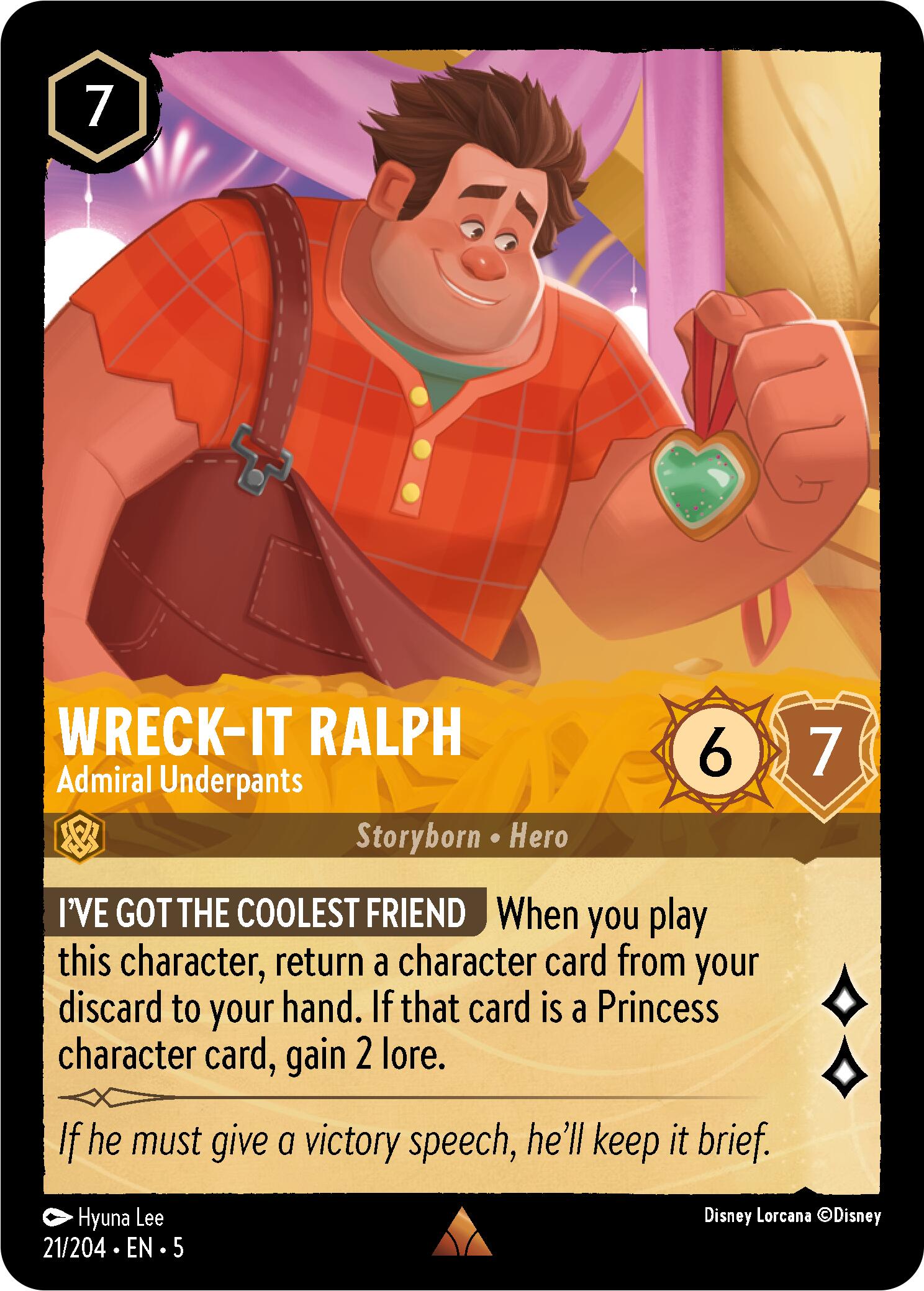Wreck-It Ralph - Admiral Underpants (21/204) [Shimmering Skies] | Webway Games