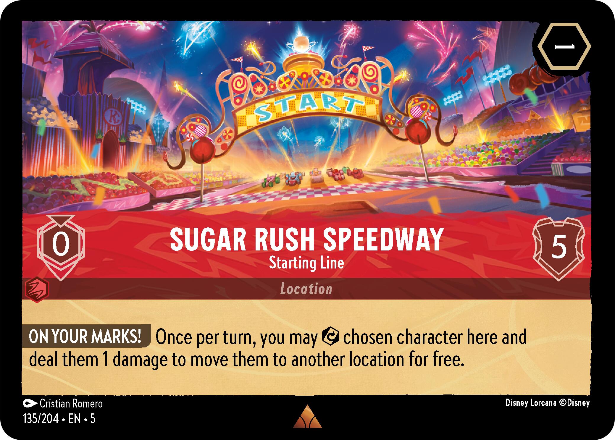 Sugar Rush Speedway - Starting Line (135/204) [Shimmering Skies] | Webway Games