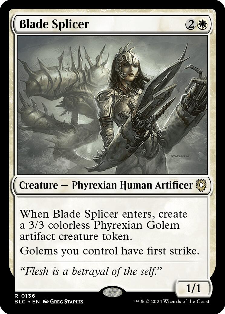 Blade Splicer [Bloomburrow Commander] | Webway Games