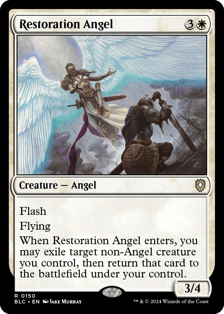Restoration Angel [Bloomburrow Commander] | Webway Games