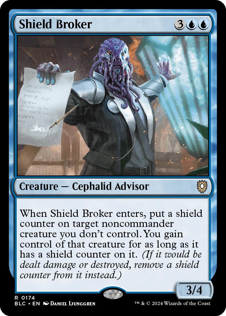 Shield Broker [Bloomburrow Commander] | Webway Games