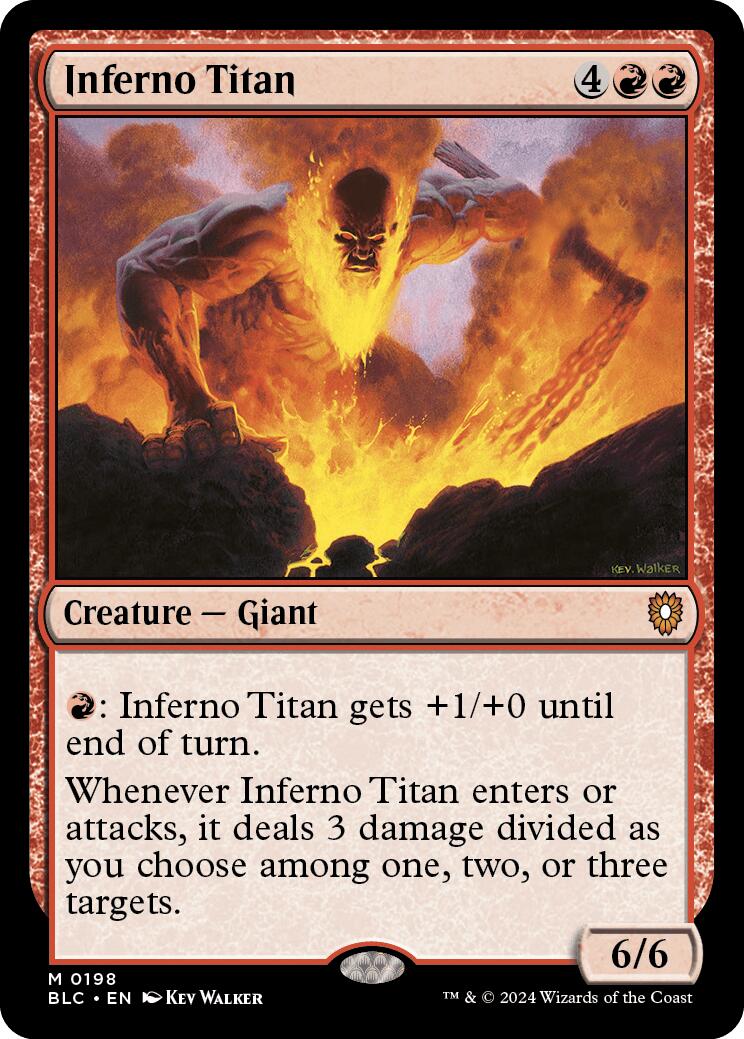 Inferno Titan [Bloomburrow Commander] | Webway Games
