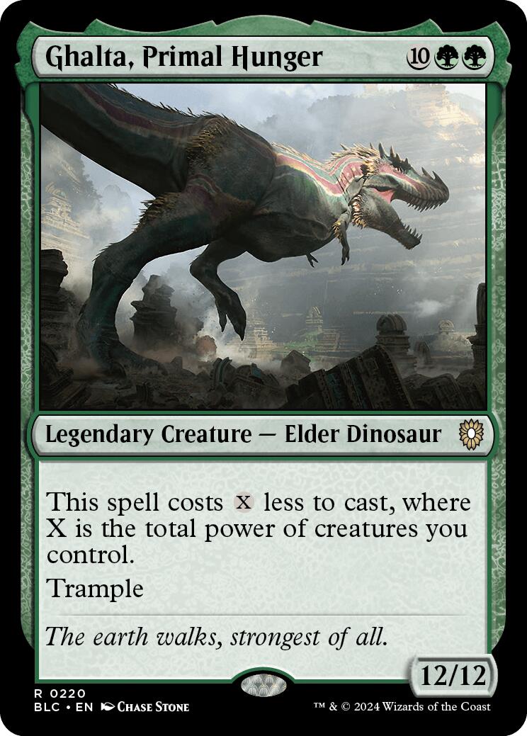 Ghalta, Primal Hunger [Bloomburrow Commander] | Webway Games