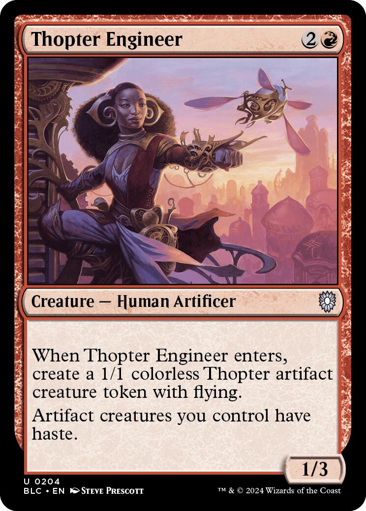 Thopter Engineer [Bloomburrow Commander] | Webway Games