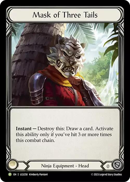 Mask of Three Tails [LGS258] (Promo)  Cold Foil | Webway Games