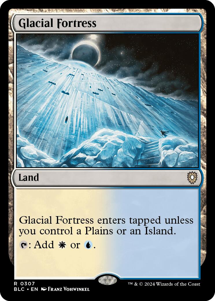 Glacial Fortress [Bloomburrow Commander] | Webway Games