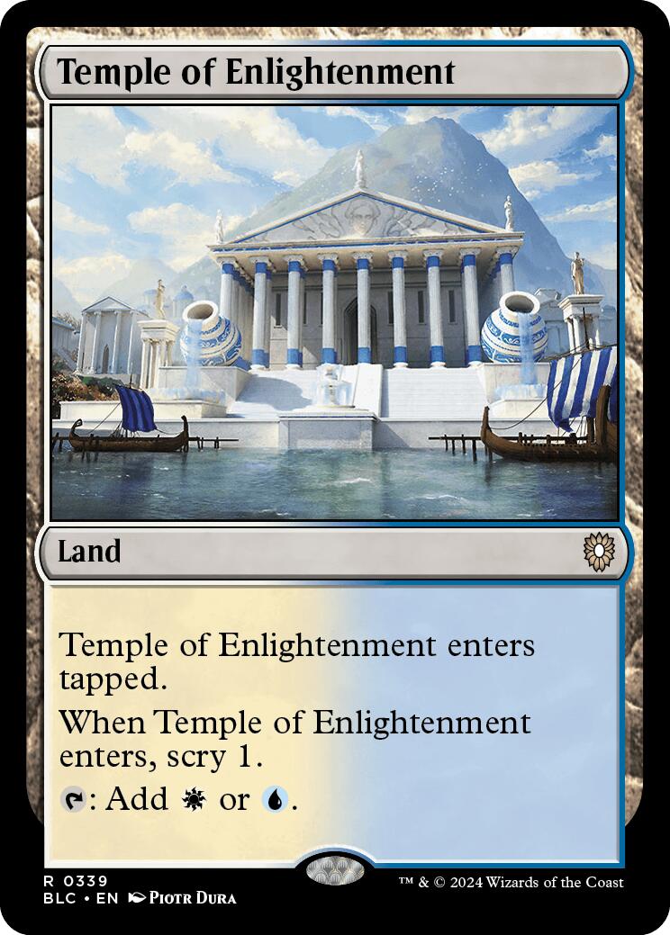 Temple of Enlightenment [Bloomburrow Commander] | Webway Games