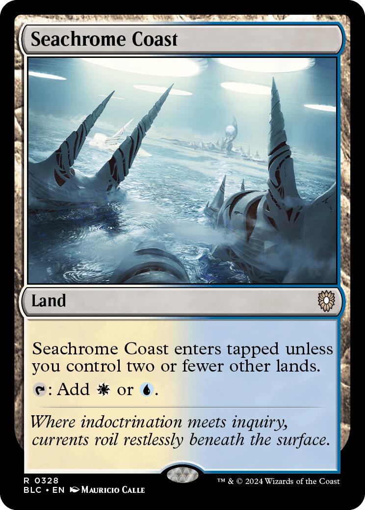 Seachrome Coast [Bloomburrow Commander] | Webway Games