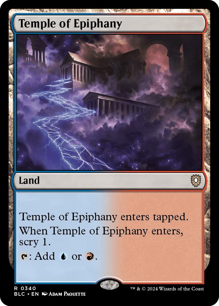 Temple of Epiphany [Bloomburrow Commander] | Webway Games