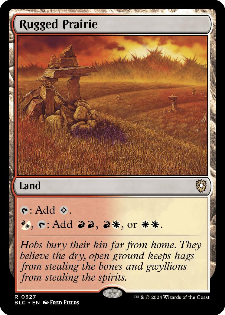 Rugged Prairie [Bloomburrow Commander] | Webway Games