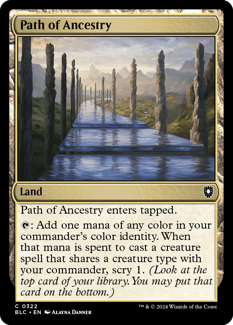 Path of Ancestry [Bloomburrow Commander] | Webway Games