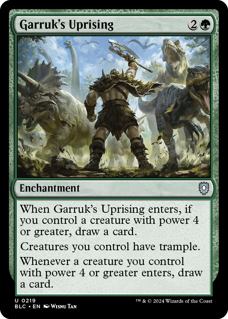 Garruk's Uprising [Bloomburrow Commander] | Webway Games