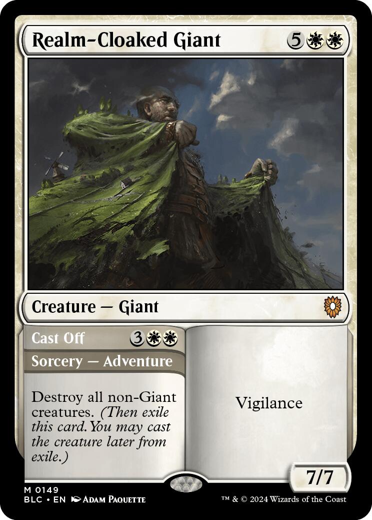 Realm-Cloaked Giant [Bloomburrow Commander] | Webway Games