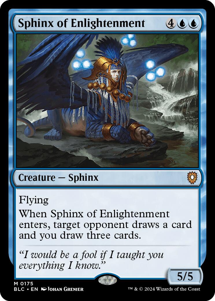 Sphinx of Enlightenment [Bloomburrow Commander] | Webway Games