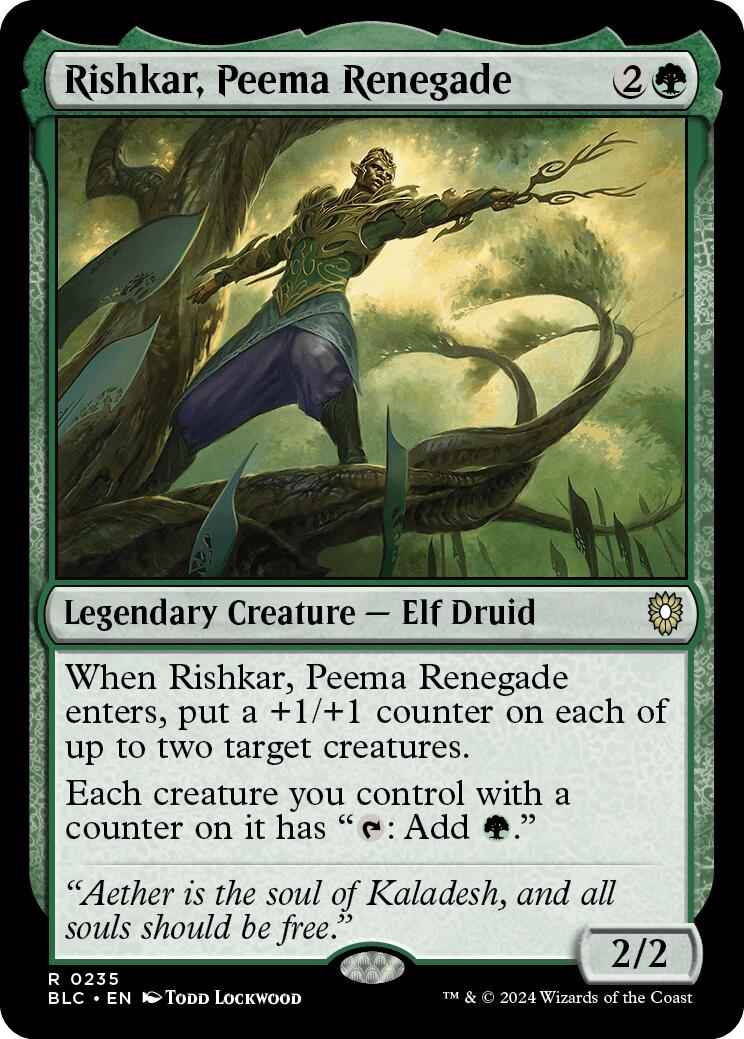 Rishkar, Peema Renegade [Bloomburrow Commander] | Webway Games